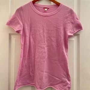 J. Crew 100% Cashmere Top in pink